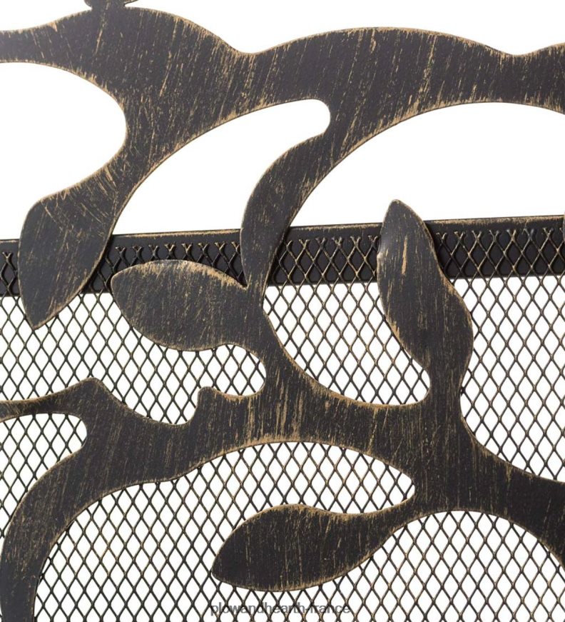 Portail de jardin autonome arqué en métal avec motif arbre de vie Plow & Hearth 8642F6661 cour et jardin