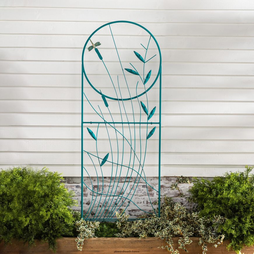 quenouilles et treillis de jardin de libellules Plow & Hearth 8642F6662 cour et jardin