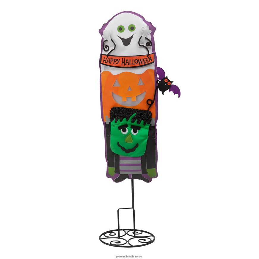 base de support à défilement en h Plow & Hearth 8642F6639 cour et jardin