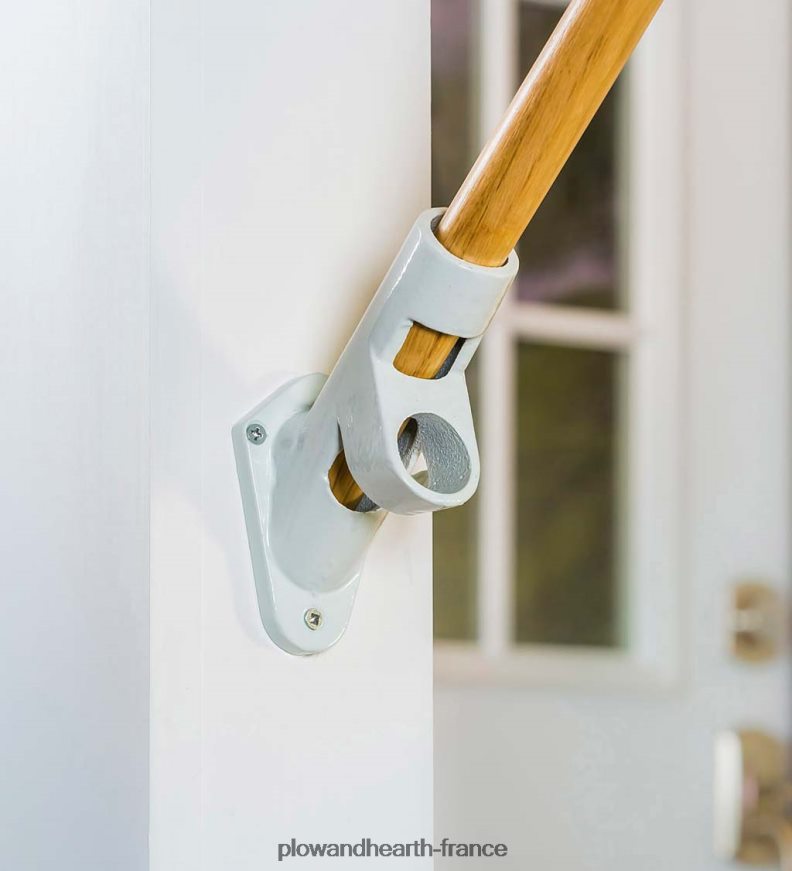 Support drapeau de maison en fonte 2 positions - bronze Plow & Hearth 8642F6360 cour et jardin