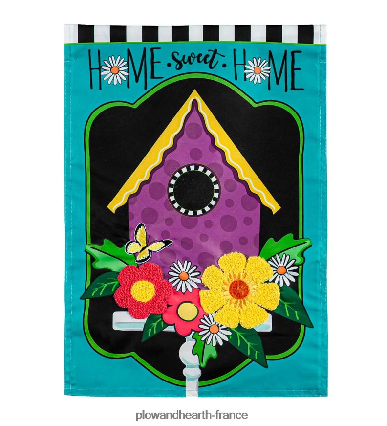 marguerite nichoir applique drapeau de jardin Plow & Hearth 8642F6579 cour et jardin