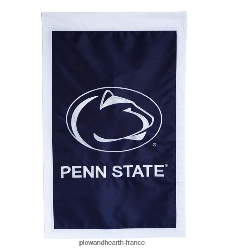 drapeau de maison appliqué de fierté d’équipe d’université double face - univ du wisconsin-madison Plow & Hearth 8642F6630 cour et jardin