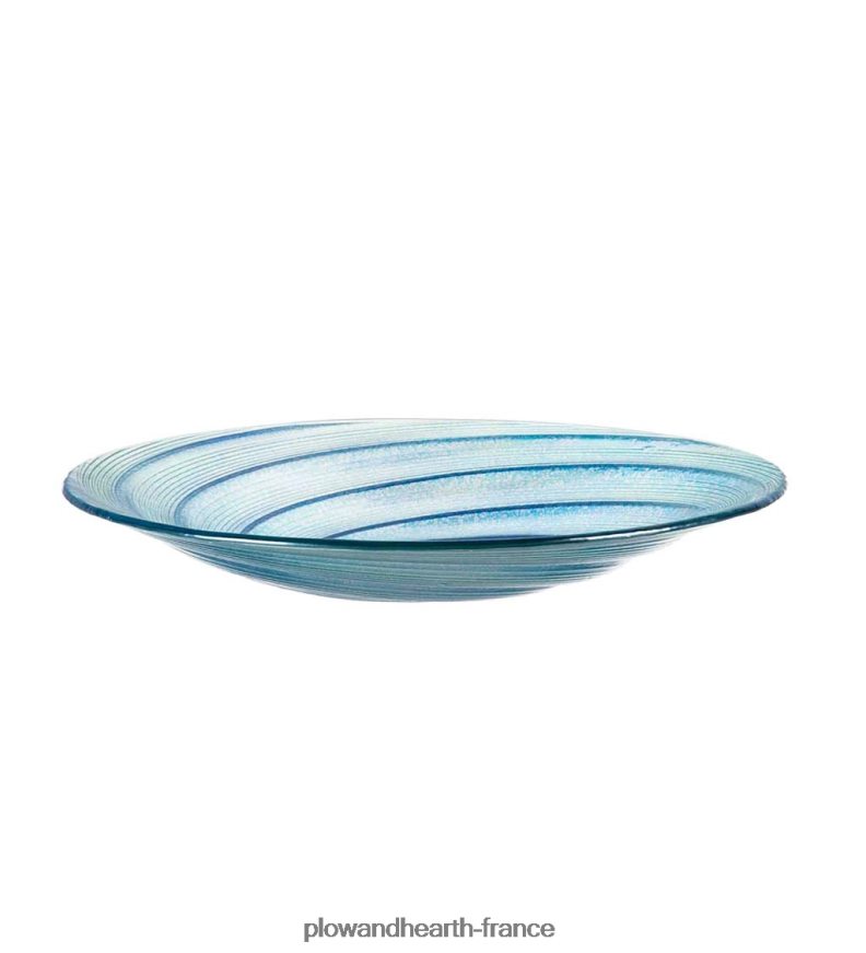 Bain d'oiseaux en verre avec support papillon découpé au laser Plow & Hearth 8642F6854 cour et jardin