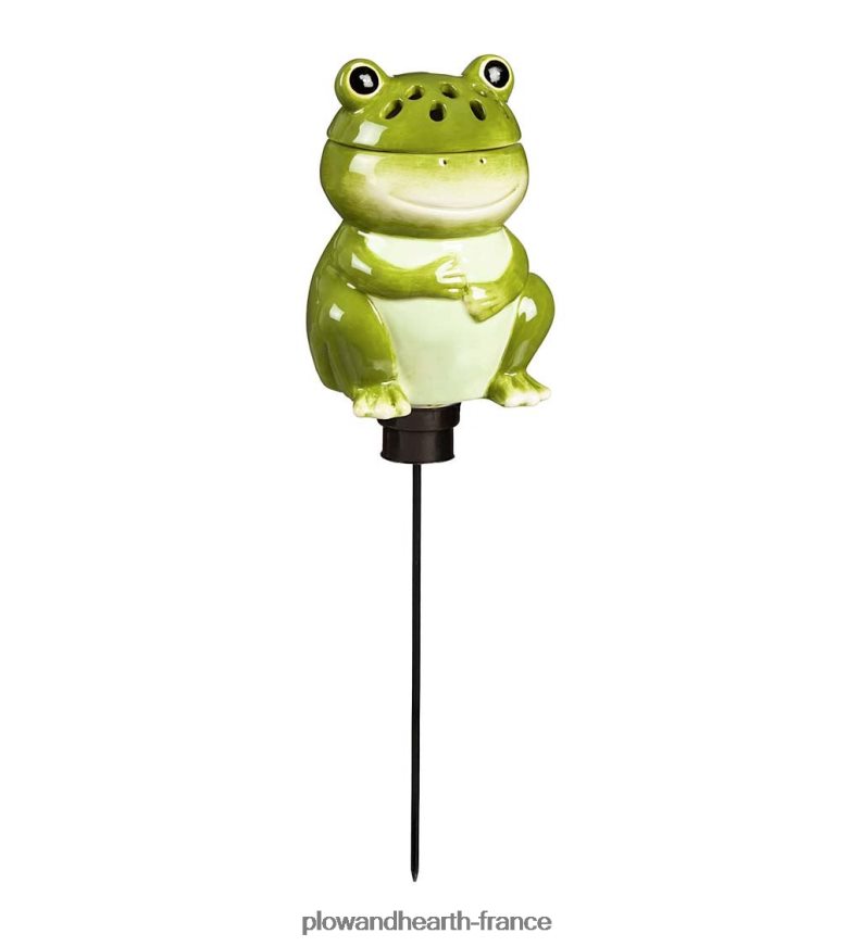 Piège à mouches des fruits et moucherons tout-en-un en céramique avec globe d'arrosage - champignon Plow & Hearth 8642F6905 cour et jardin