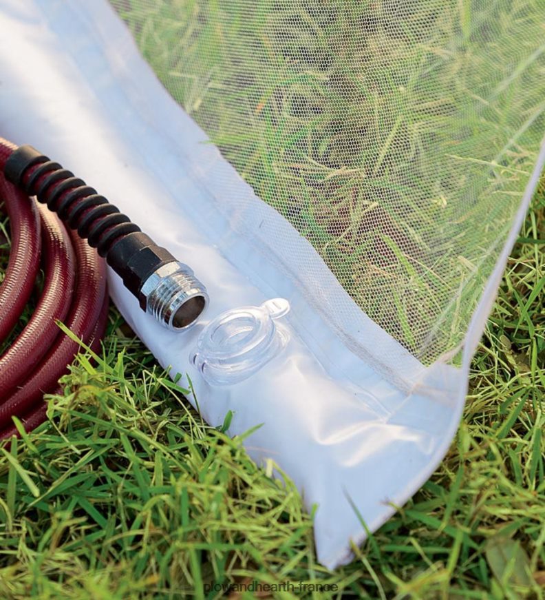 moustiquaire parapluie - blanc Plow & Hearth 8642F6906 cour et jardin