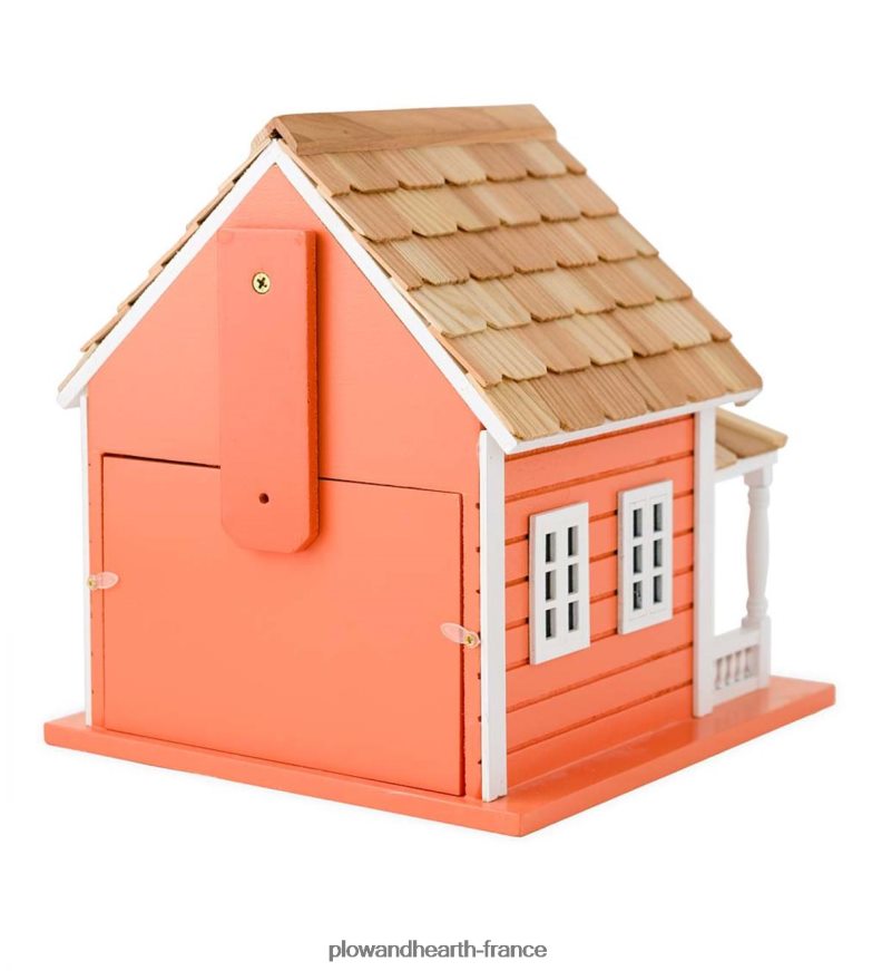 Ensemble nichoir en bois et poteaux sur pied daze d'automne Plow & Hearth 8642F6880 cour et jardin