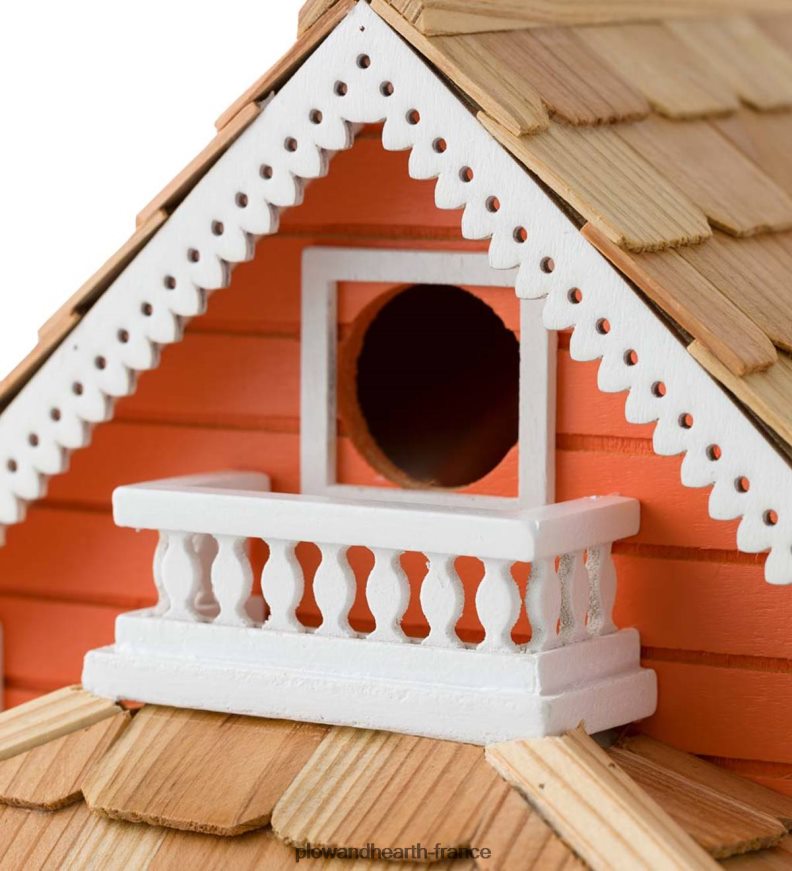 Ensemble nichoir en bois et poteaux sur pied daze d'automne Plow & Hearth 8642F6880 cour et jardin