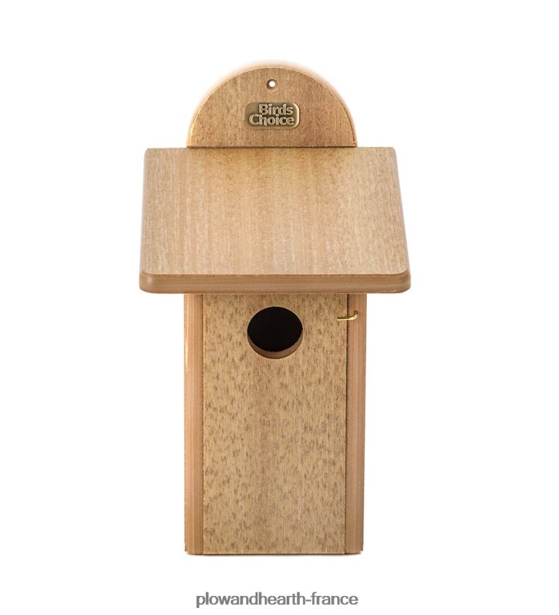 maison d'oiseau bleu en bois de poly recyclé Plow & Hearth 8642F6874 cour et jardin