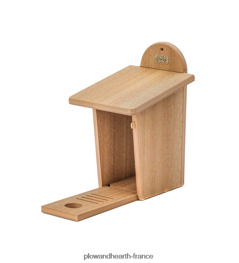 maison d'oiseau bleu en bois de poly recyclé Plow & Hearth 8642F6874 cour et jardin