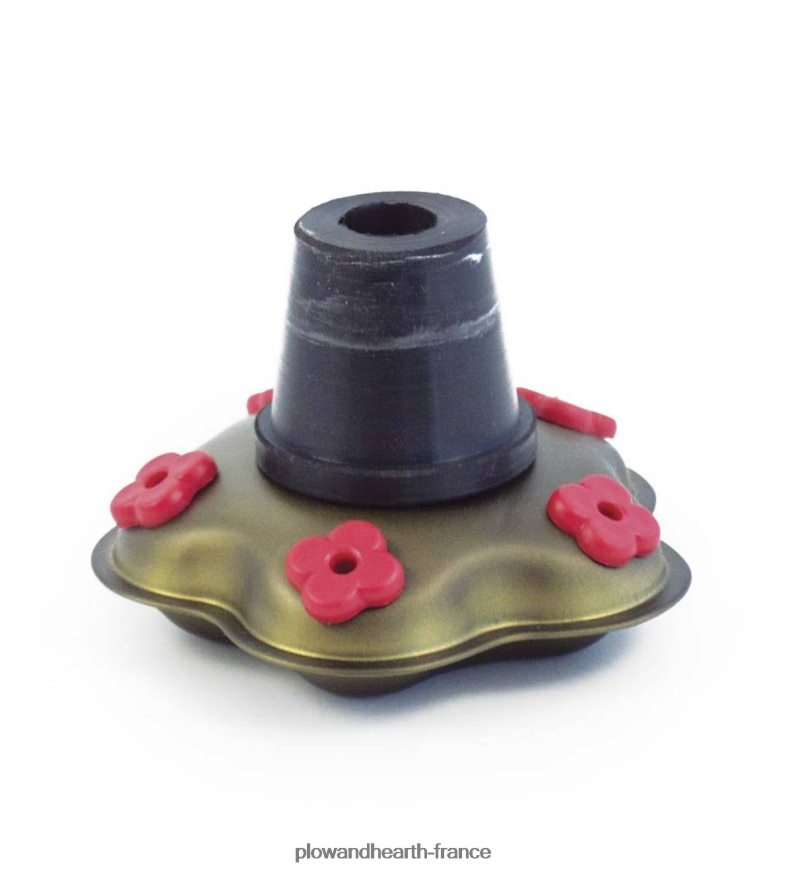 mangeoire à colibris de carnaval en verre recyclé Plow & Hearth 8642F6774 cour et jardin