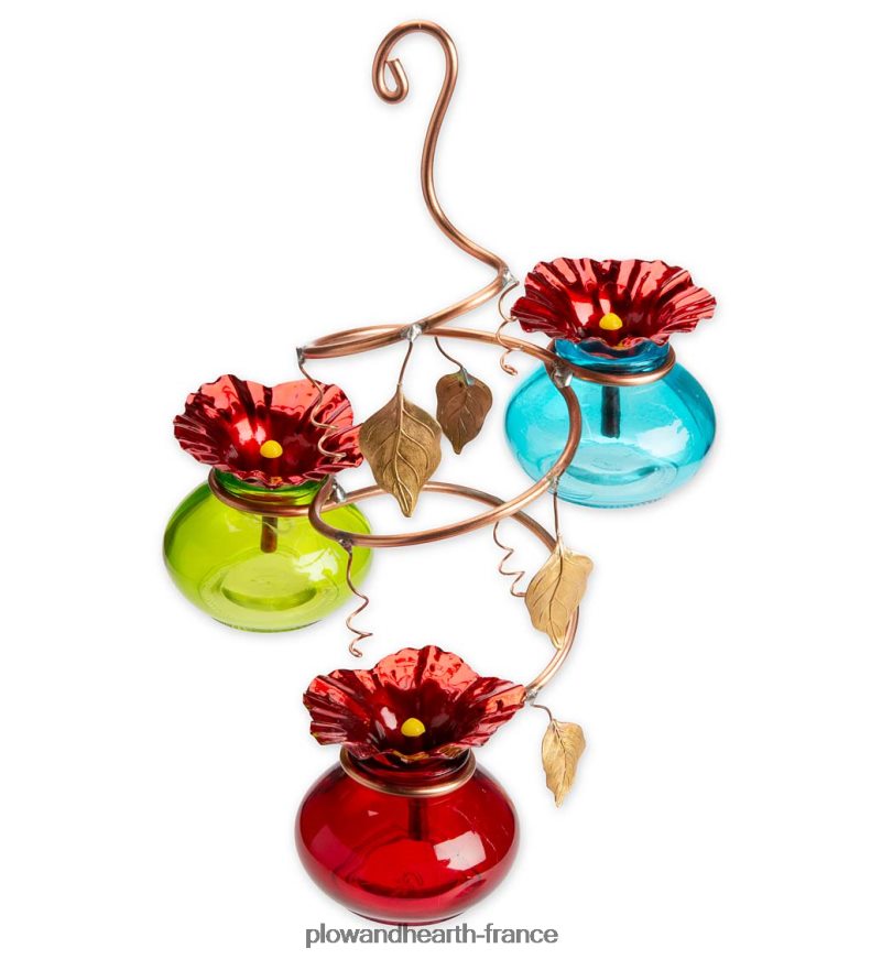 mangeoire multi-colibris Vinester Plow & Hearth 8642F6739 cour et jardin