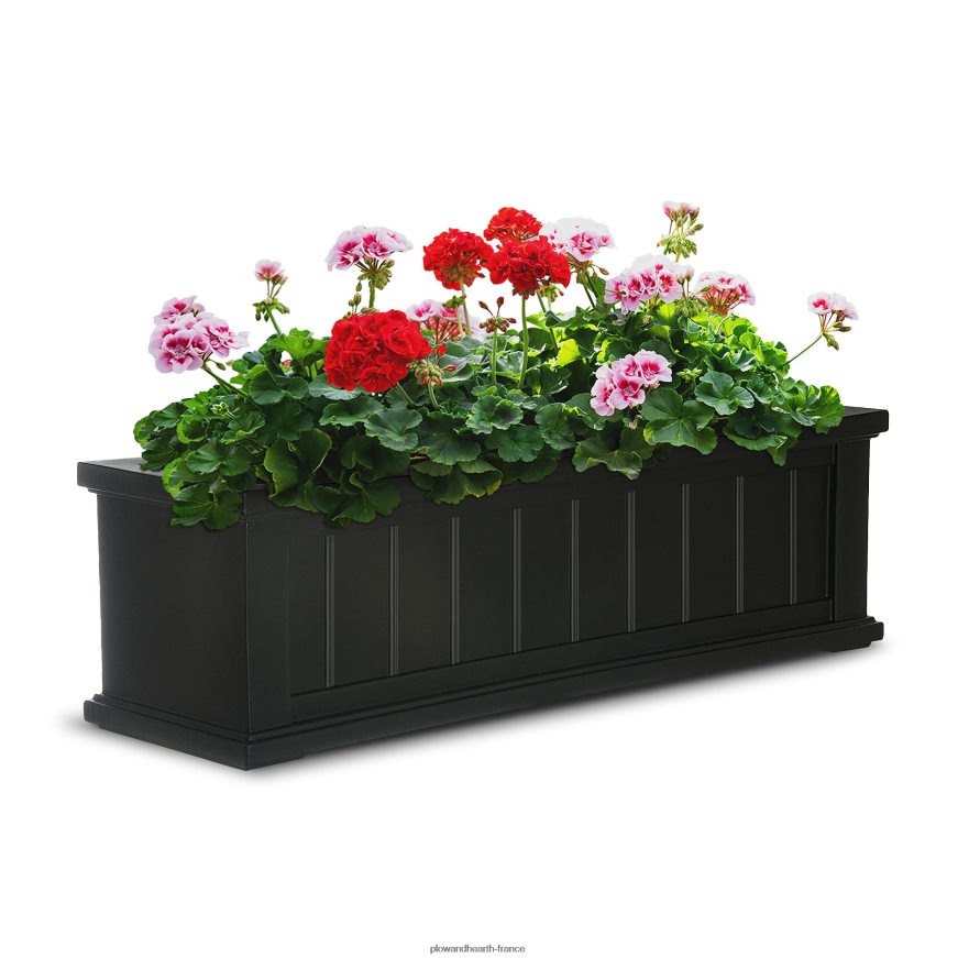 Jardinières à arrosage automatique Lexington avec supports de suspension Plow & Hearth 8642F6925 cour et jardin