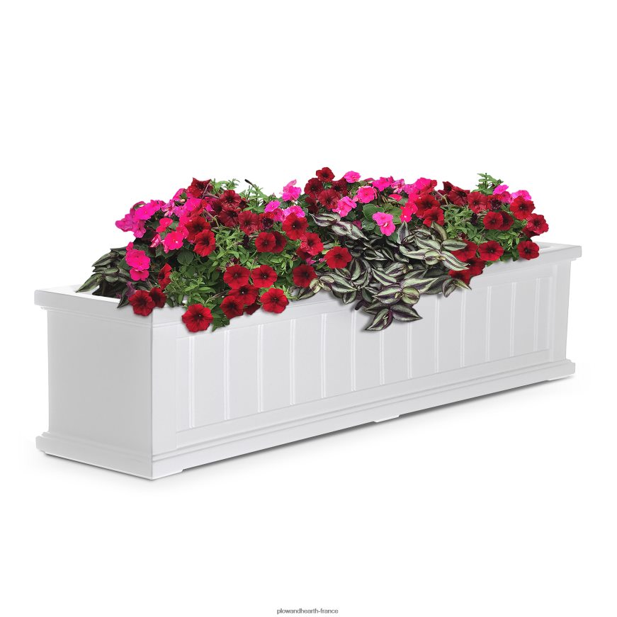 Jardinières à arrosage automatique Lexington avec supports de suspension Plow & Hearth 8642F6925 cour et jardin