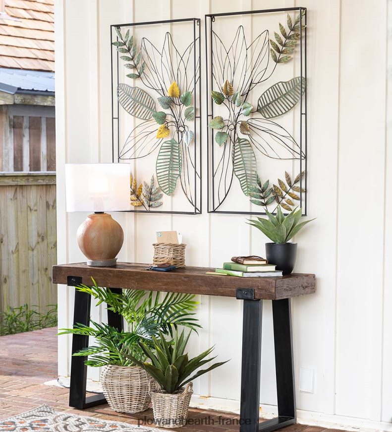 grande fausse vraie plante d'agave Plow & Hearth 8642F63239 cour et jardin