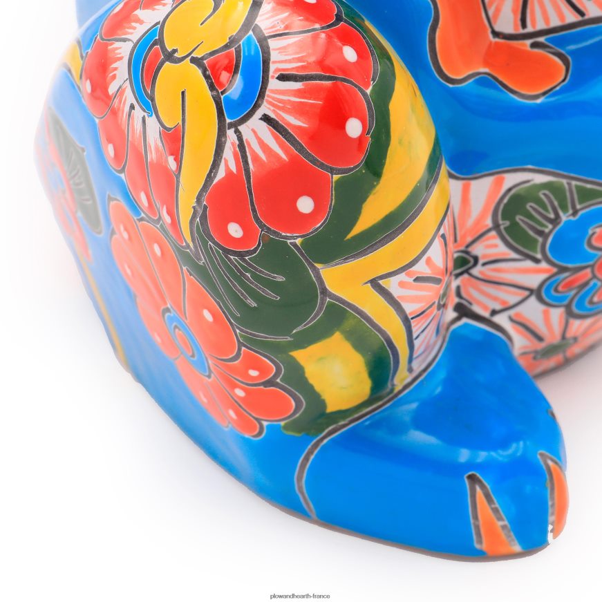 jardinière grenouille talavera multicolore Plow & Hearth 8642F6945 cour et jardin