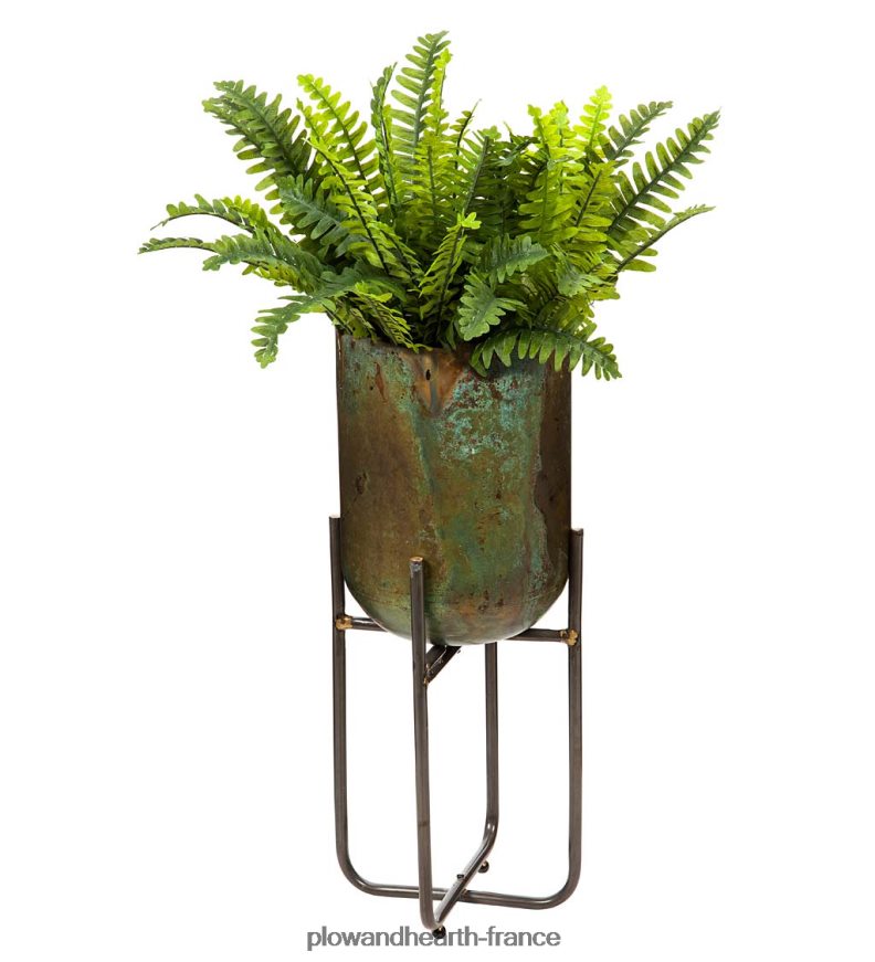 jardinières surélevées en métal vieilli, ensemble de 3 Plow & Hearth 8642F6924 cour et jardin