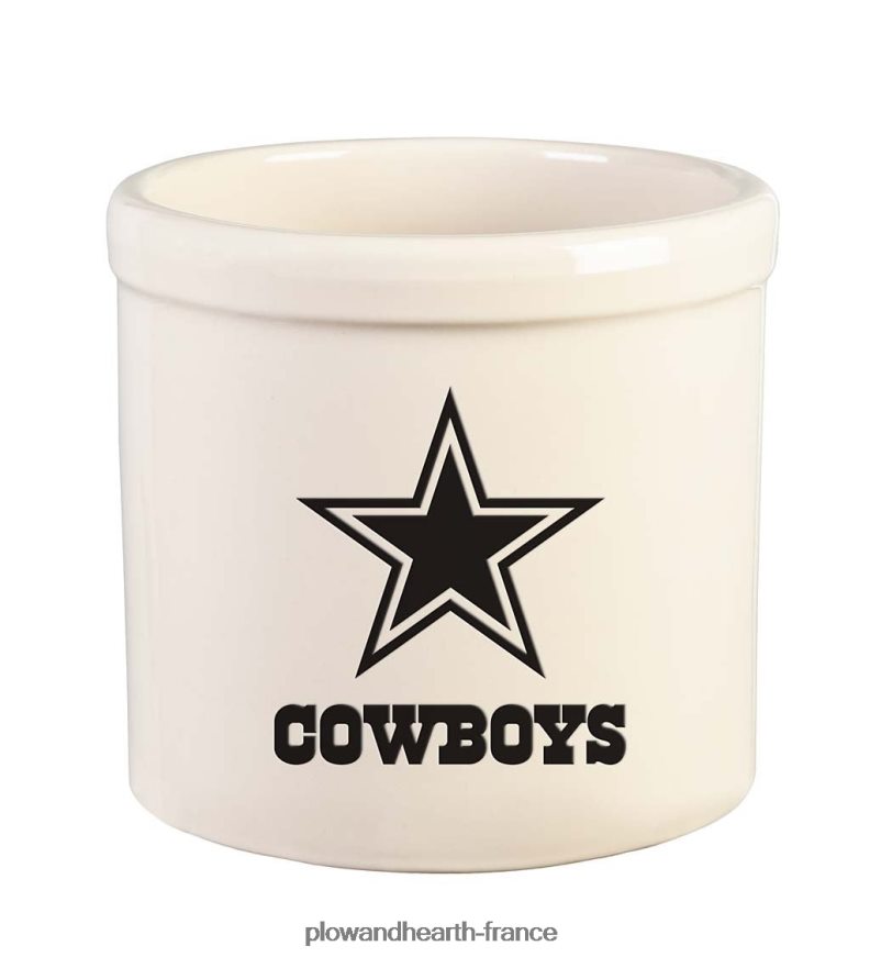 pot en grès avec logo de l'équipe nfl - cardinaux de l'arizona Plow & Hearth 8642F6976 cour et jardin