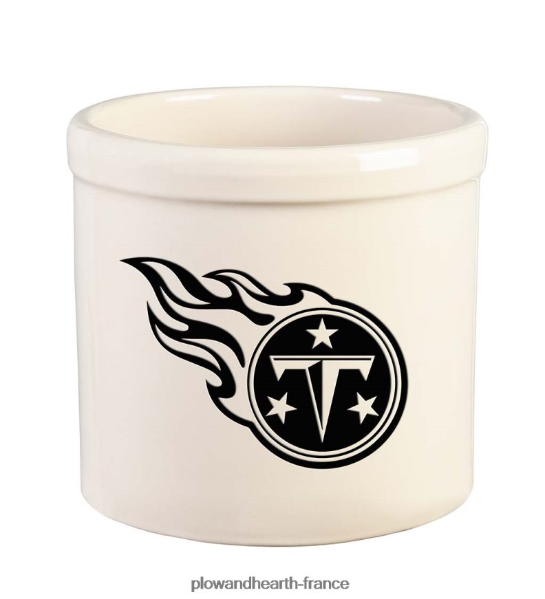 pot en grès avec logo de l'équipe nfl - cardinaux de l'arizona Plow & Hearth 8642F6976 cour et jardin