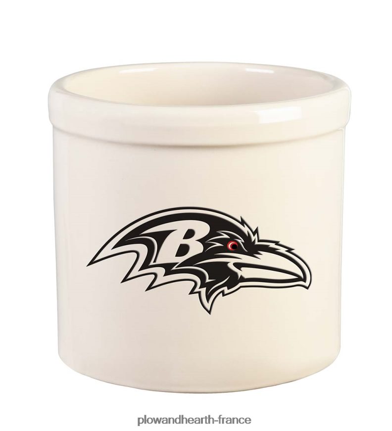 pot en grès avec logo de l'équipe nfl - cardinaux de l'arizona Plow & Hearth 8642F6976 cour et jardin