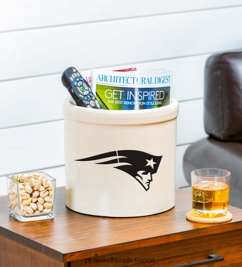 pot en grès avec logo de l'équipe nfl - cardinaux de l'arizona Plow & Hearth 8642F6976 cour et jardin