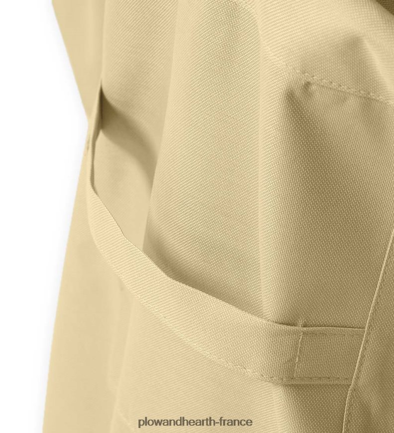 Housse de foyer de luxe - beige Plow & Hearth 8642F61073 cour et jardin