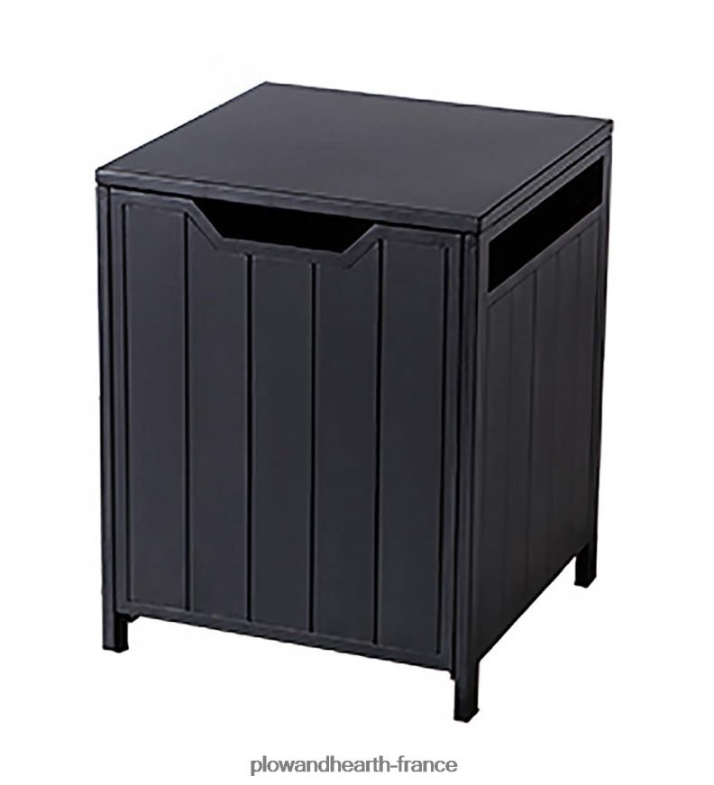 couvercle de réservoir de propane à lattes en acier estampé - noir Plow & Hearth 8642F61019 cour et jardin