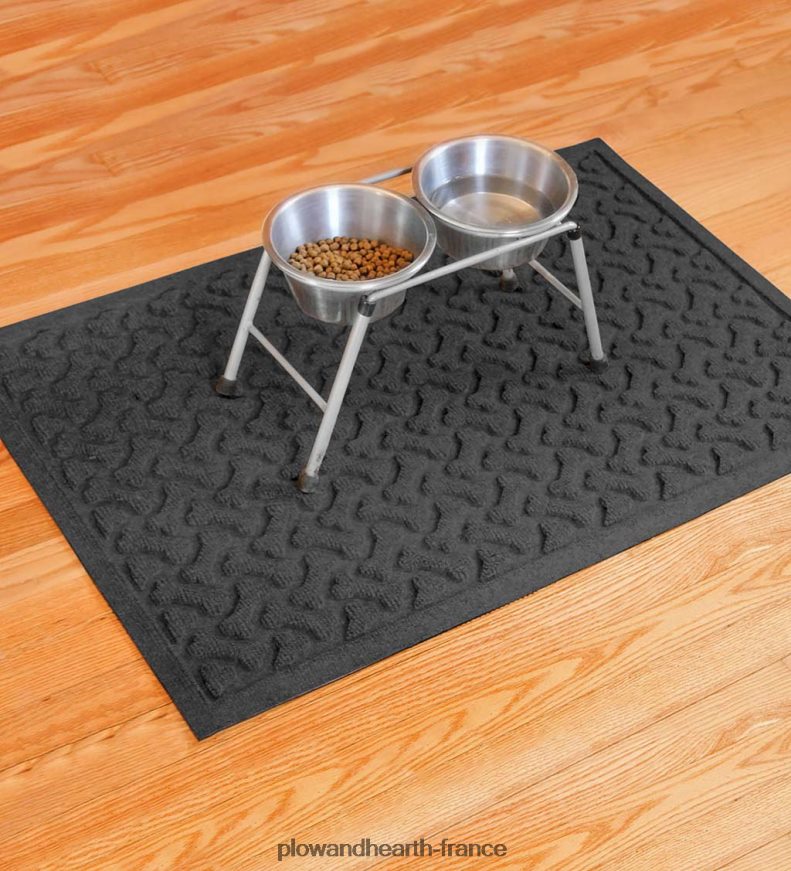 paillasson os de chien waterhog Plow & Hearth 8642F61060 cour et jardin