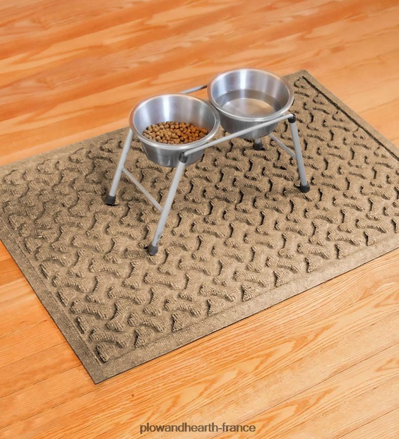 paillasson os de chien waterhog Plow & Hearth 8642F61060 cour et jardin