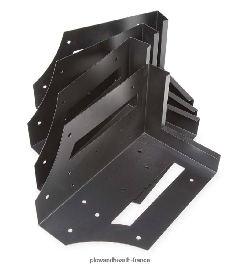 Supports d'angle pour lit surélevé en acier, lot de 4 Plow & Hearth 8642F6989 cour et jardin