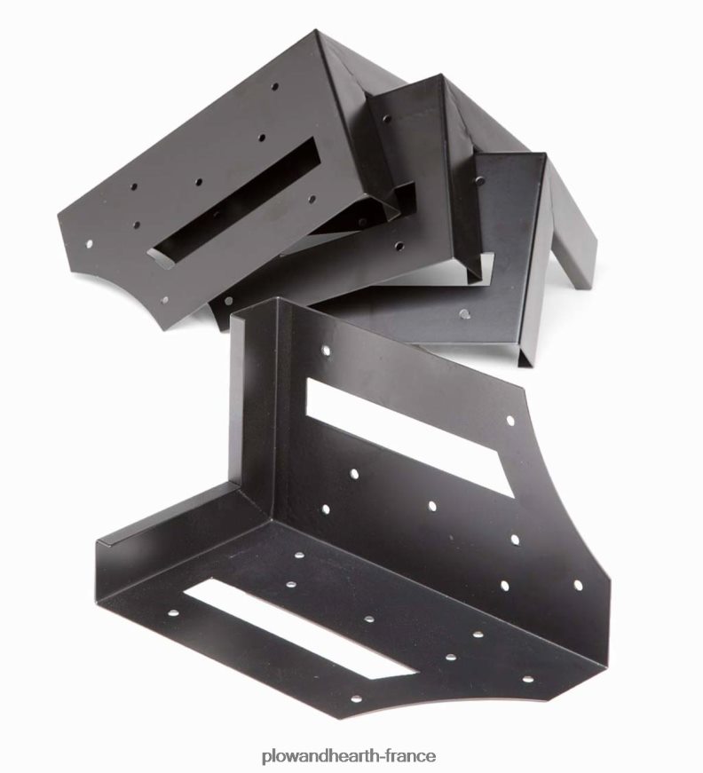 Supports d'angle pour lit surélevé en acier, lot de 4 Plow & Hearth 8642F6989 cour et jardin