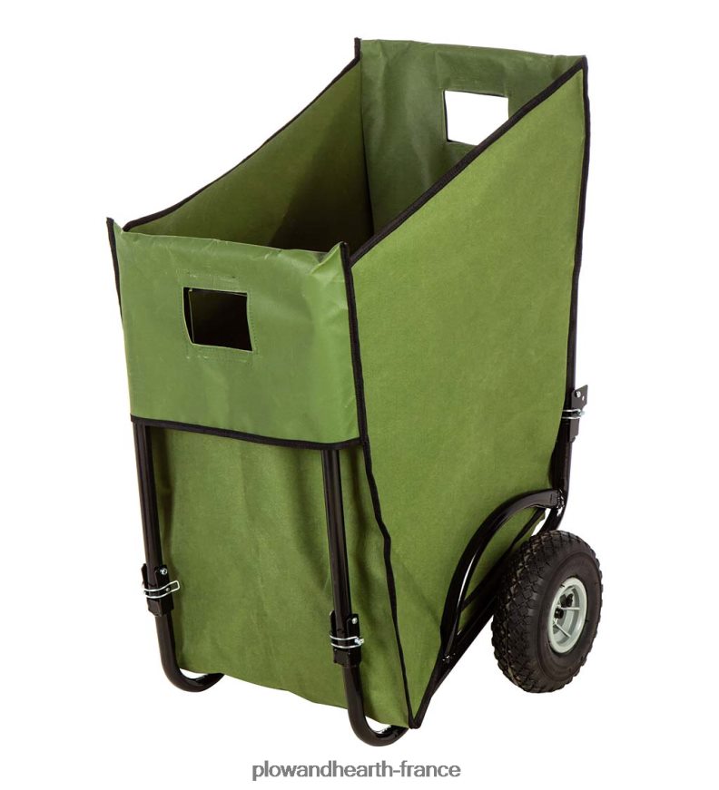 brouette pliable Plow & Hearth 8642F6993 cour et jardin