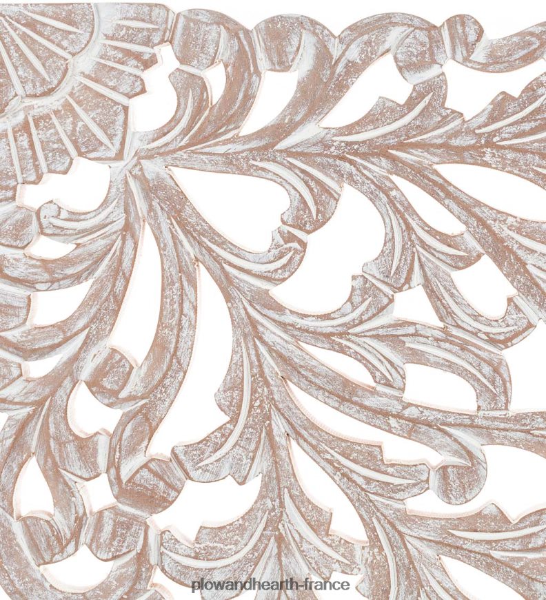 art mural floral lavé à la chaux à trois panneaux Plow & Hearth 8642F62134 meubles