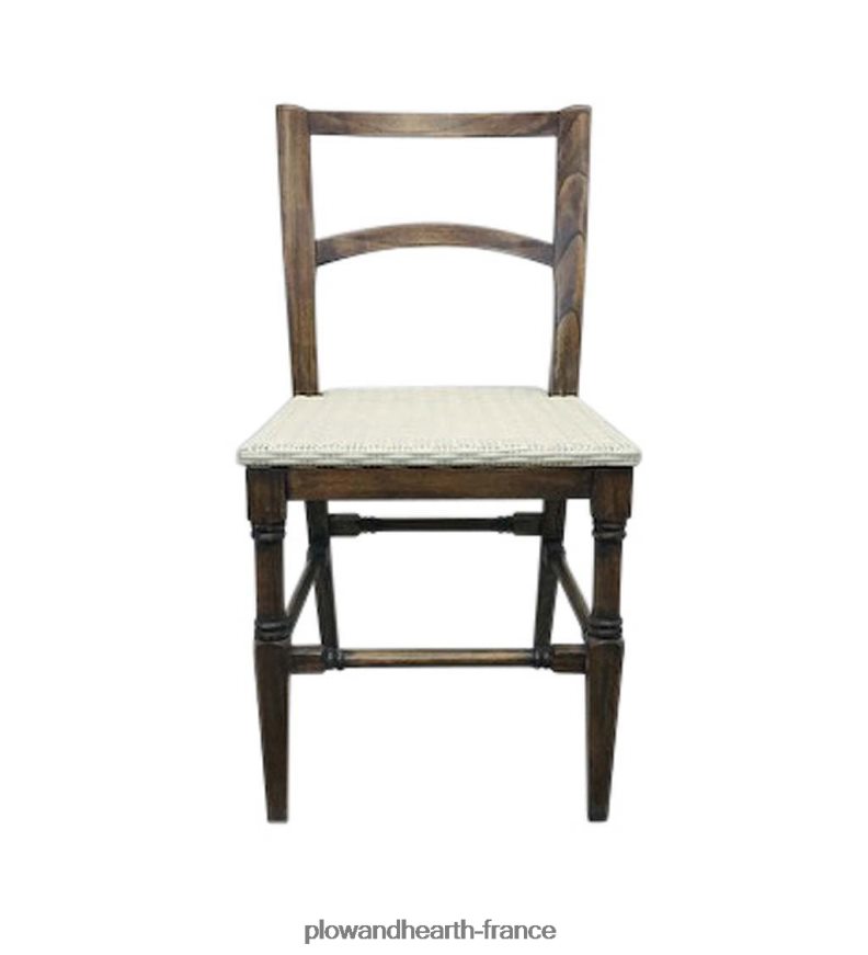 Chaise d'appoint en bois de foin de la collection Farmhouse de Laurel Ridge - cacao Plow & Hearth 8642F62107 meubles