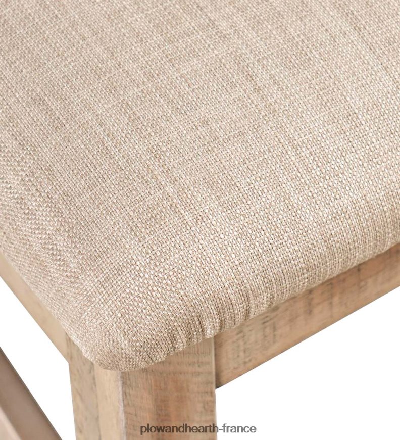 chaise à dossier à lattes chelsea - scrimshaw blanchi à la chaux Plow & Hearth 8642F62104 meubles