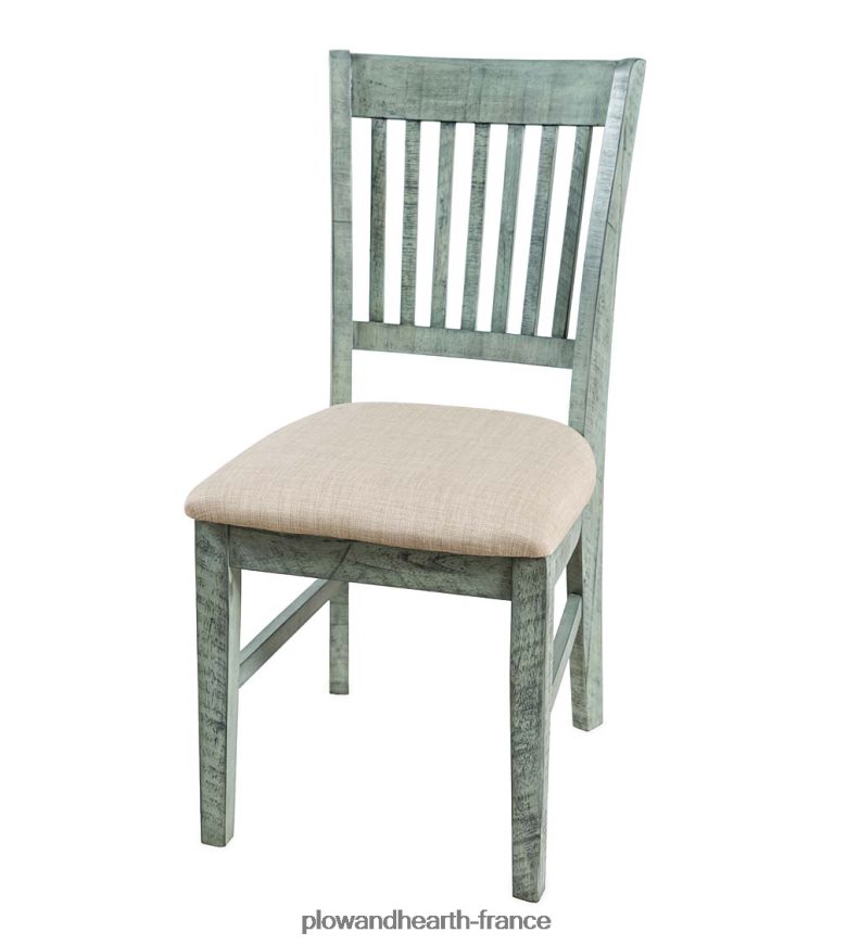 chaise à dossier à lattes chelsea - scrimshaw blanchi à la chaux Plow & Hearth 8642F62104 meubles