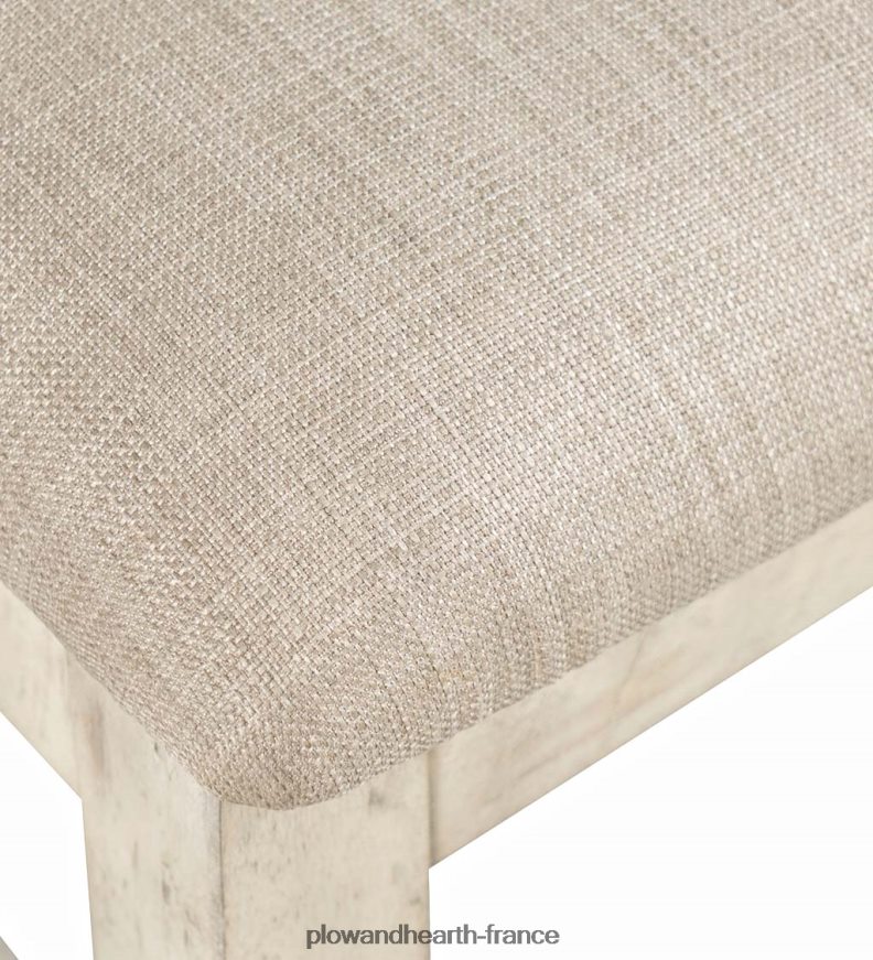 chaise à dossier à lattes chelsea - scrimshaw blanchi à la chaux Plow & Hearth 8642F62104 meubles