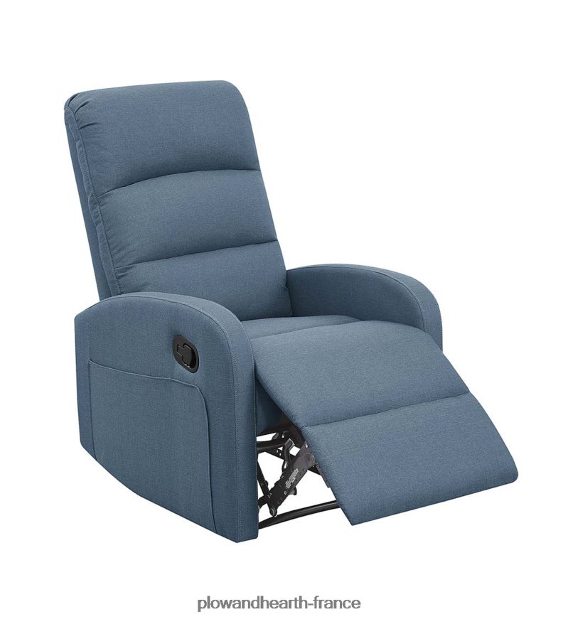 Fauteuil inclinable manuel rembourré emilia - gris Plow & Hearth 8642F62027 meubles