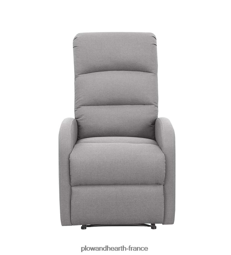 Fauteuil inclinable manuel rembourré emilia - gris Plow & Hearth 8642F62027 meubles