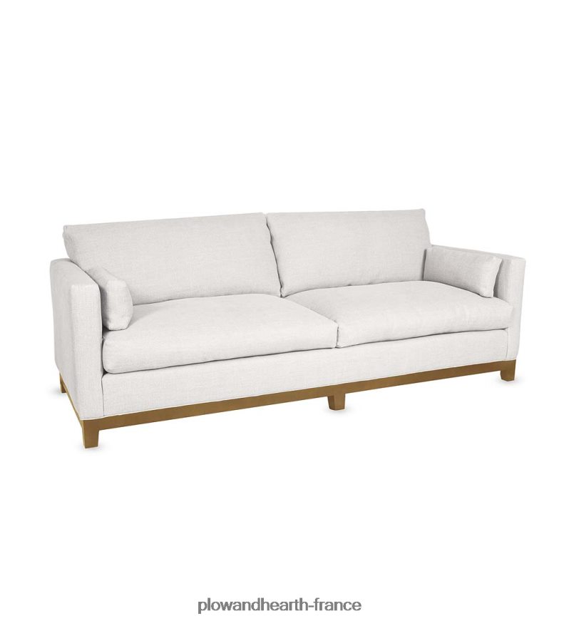 canapé de studio écologique fait main, fabriqué aux États-Unis - linge de Bruxelles Plow & Hearth 8642F62035 meubles