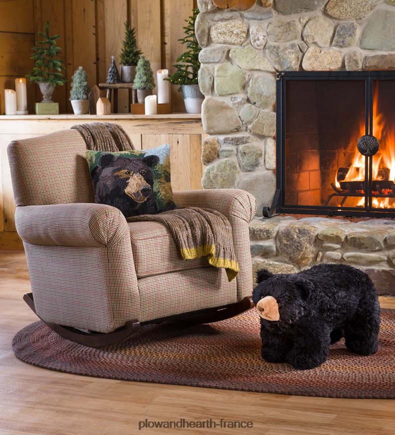 repose-pieds ours noir Plow & Hearth 8642F62094 meubles