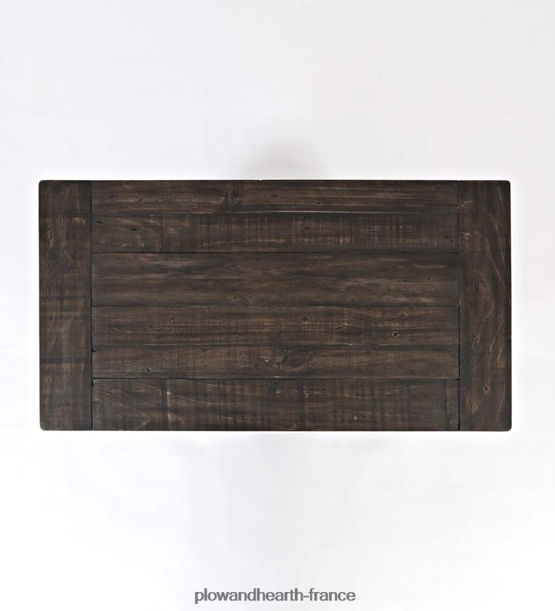 Armoire de rangement en bois à porte de grange Cape Charles avec finition bois de grange - bois de grange Plow & Hearth 8642F61993 meubles