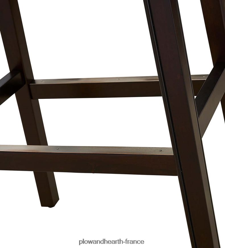 tabouret de bar à siège de selle haut lena - noir Plow & Hearth 8642F62043 meubles