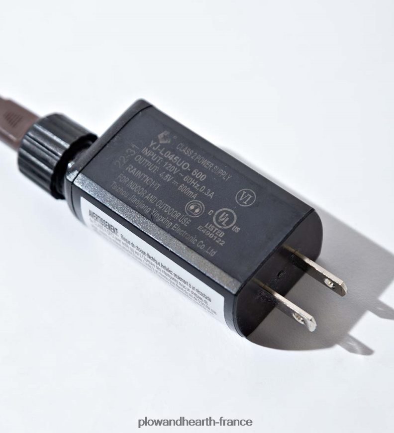 Arbre dollar en argent rose éclairé électrique intérieur/extérieur, 7'h avec 270 lumières - rose Plow & Hearth 8642F63215 saisonniers et cadeaux