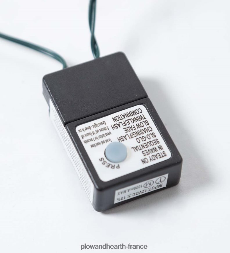 Sapin de Noël alpin floqué Monte Rosa de 6' avec 150 LED blanc chaud Plow & Hearth 8642F63232 saisonniers et cadeaux