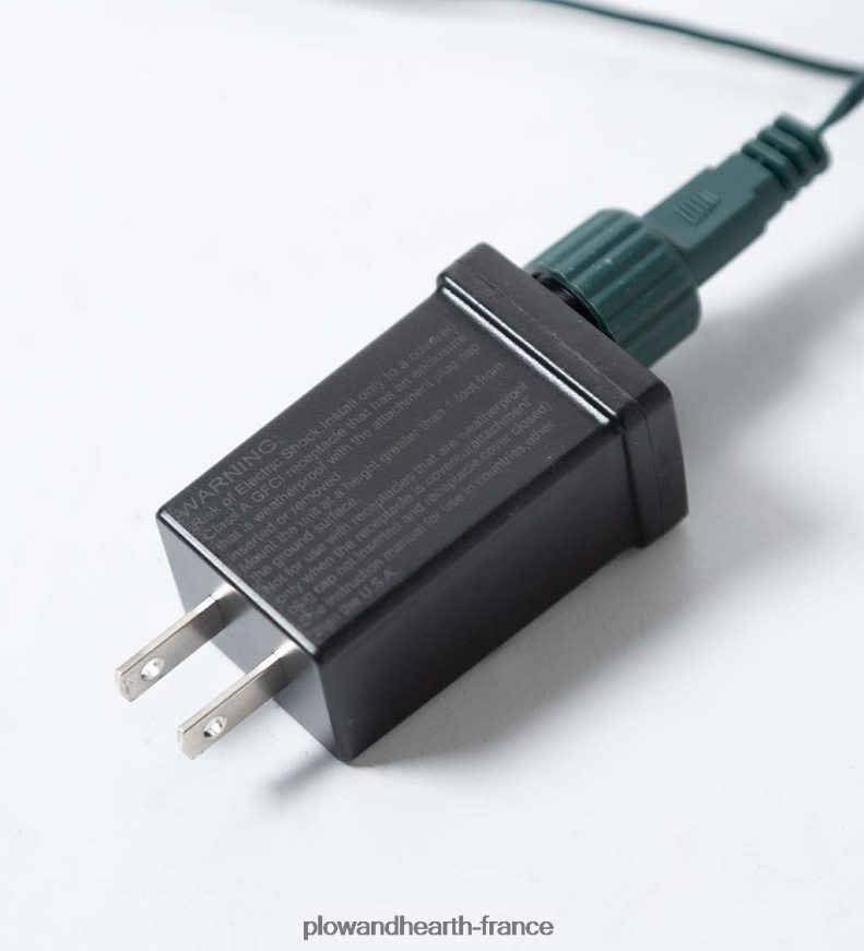 Sapin de Noël alpin floqué Monte Rosa de 6' avec 150 LED blanc chaud Plow & Hearth 8642F63232 saisonniers et cadeaux