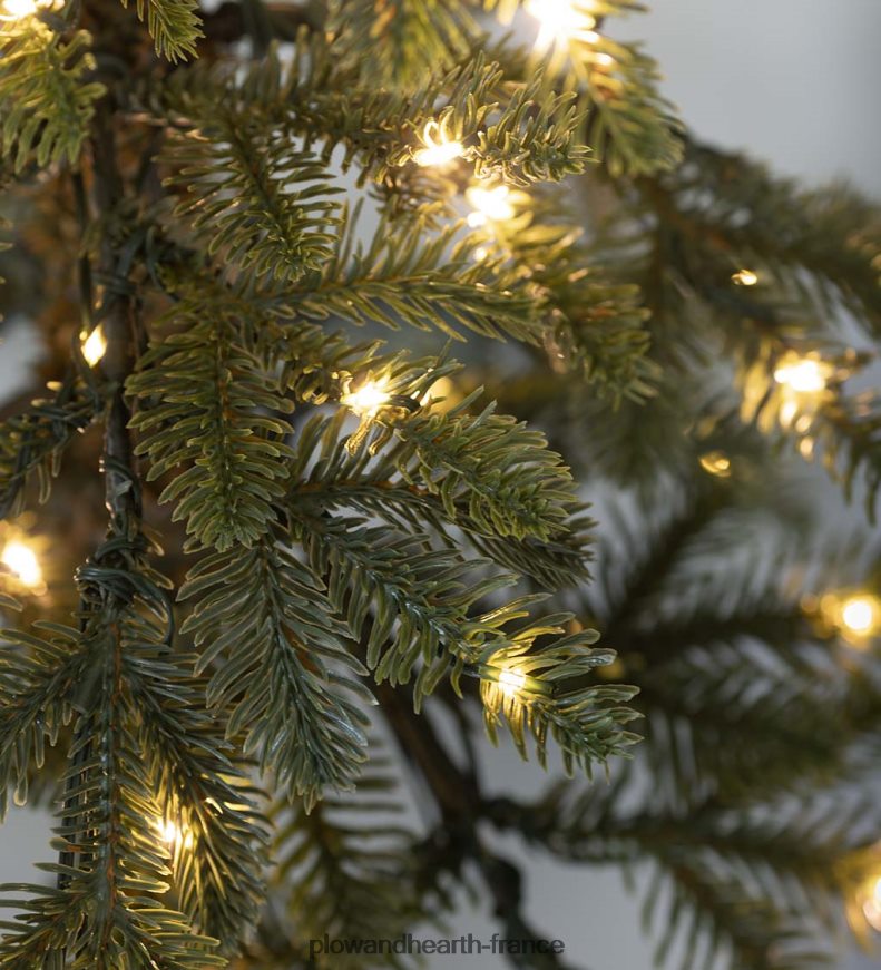 Sapin de Noël alpin éclairé du Mont Rose Plow & Hearth 8642F62151 saisonniers et cadeaux