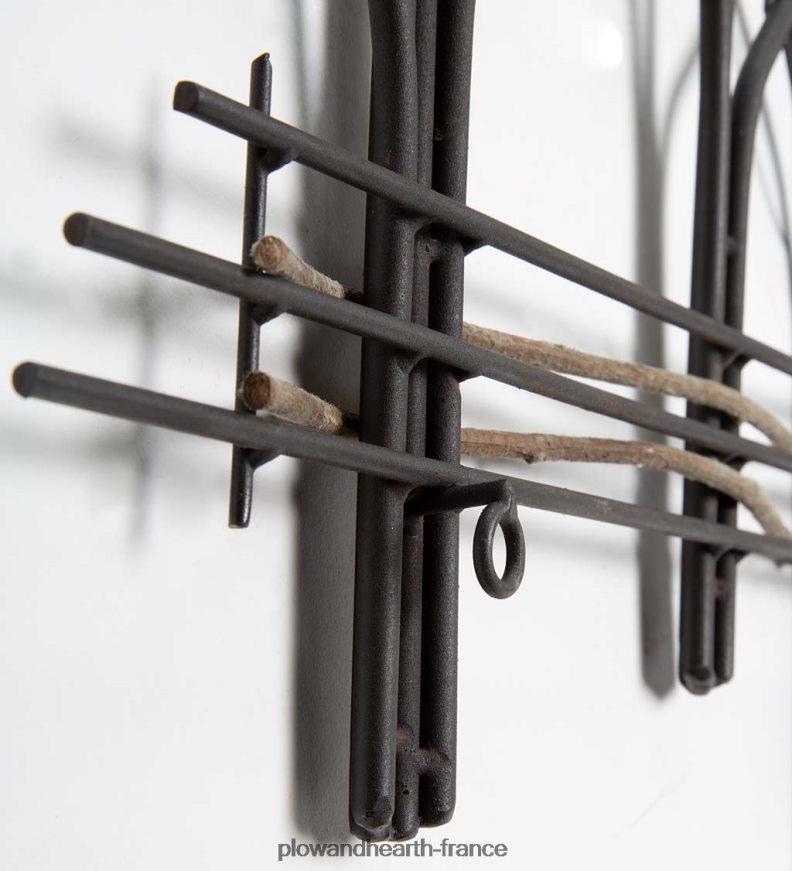 tableau mural métal et vigne naturelle sept arbres d'hiver Plow & Hearth 8642F62158 saisonniers et cadeaux