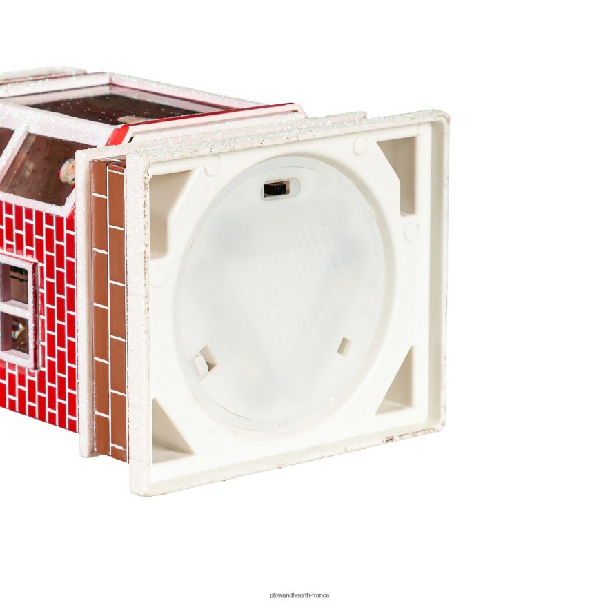 Lanterne globe d'eau éclairée de l'atelier du Père Noël Plow & Hearth 8642F62216 saisonniers et cadeaux