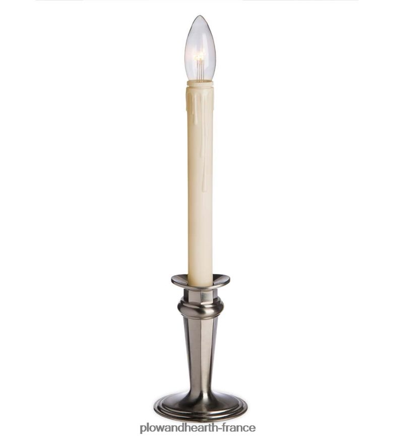 bougies de fenêtre réglables traditionnelles avec minuterie et télécommande Plow & Hearth 8642F62172 saisonniers et cadeaux