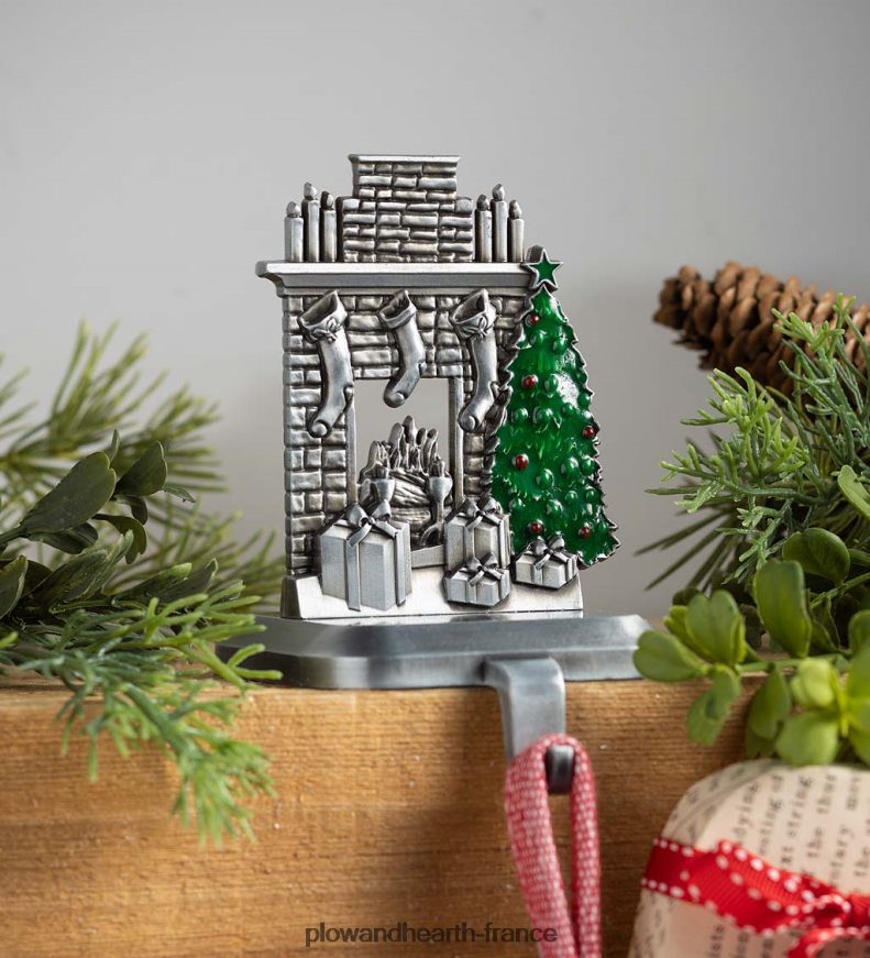 cintre pour bas de Noël Plow & Hearth 8642F62170 saisonniers et cadeaux